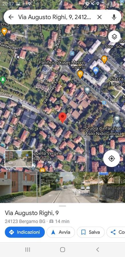 Villetta Rossini Appartamento Da Condividere Con Me Luciano Servizio Ospiti Taxi Driver Navetta No Wifi 2 Camera Da Letto Per 5 Persone Valbrembo المظهر الخارجي الصورة