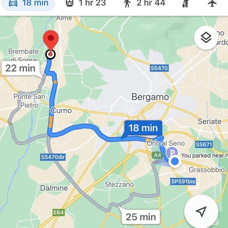 Villetta Rossini Appartamento Da Condividere Con Me Luciano Servizio Ospiti Taxi Driver Navetta No Wifi 2 Camera Da Letto Per 5 Persone Valbrembo المظهر الخارجي الصورة