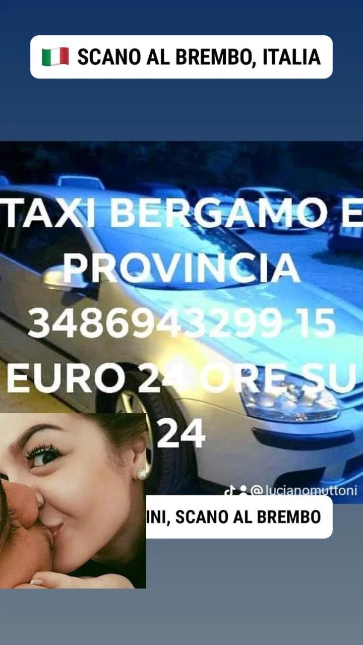 Villetta Rossini Appartamento Da Condividere Con Me Luciano Servizio Ospiti Taxi Driver Navetta No Wifi 2 Camera Da Letto Per 5 Persone Valbrembo المظهر الخارجي الصورة